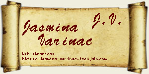 Jasmina Varinac vizit kartica
